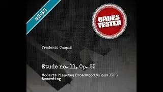 Pianoteq Broadwood 1796 (Chopin, Etude No. 11, op. 25)