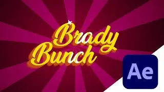 Make AWESOME Retro Cartoon Title in After Effects Without Spending Hours