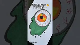 How to Draw a Spooky Eye | Halloween Scary Art Tutorial #HalloweenDrawing #SpookyEyeArt #spooky