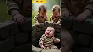 Crying Baby Gets the Cutest Help 😭❤️ | Heart Touching Baby Rescue Story