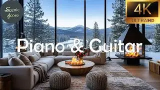 [Piano & Guitar]Instrumental Music for Reading, Studying, Relaxing|Winter Background|Camellia Flower