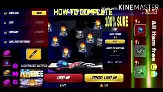 HOW TO COMPLETE LIGHT UP THE WORLD🌐||EVENT IN FREE FIRE || EASY WAY|| GET FREE REWARDS||100%SURE||