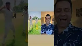 Aise kaun bowling karta hai yaar 🤪🤣#aakashvanifunny #cricket  #fun #commentary