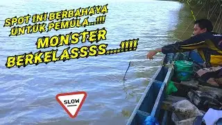 MANCING UDANG GALAH DI SPOT BERBAHAYA UNTUK PEMULA | TRIPEL STRIKE