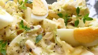 Sałatka ze szparagami (Aspergesalade)