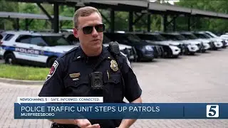 Murfreesboro police increase patrols at crash-prone intersections