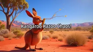 Kangaroo Kazoo Chaos 🎶 | Funny Animal Dance Adventure for Kids!
