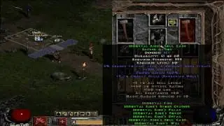 Diablo 2 - Show Immortal King Barbarian set item | The fury within