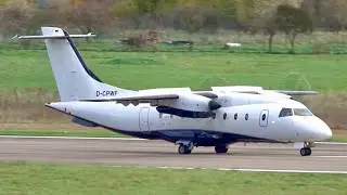 RARE Dornier 328 | Landing at Nancy Essey Airport #aviation #airlines #engineering #innovation