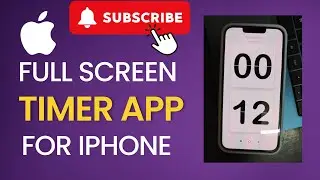 FULL SCREEN STOP WATCH/DATE APPLICATION FOR IPHONE #youtube #youtuber #youtubers #youtubevideo