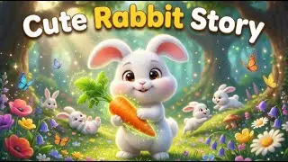 Cute Rabbit Story 🐰 | Little Bunny Adventure 🥕 | 3D Animated Kids Cartoon
