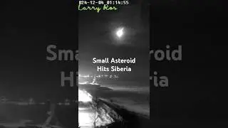 Small Asteroid Hits Siberia #shorts #science #space #milkyway
