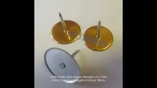 Cup Head Welded Pins  With 30 Mm Round Base For HVAC Duct Insulation