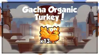 Gacha 13 Organic Turkey!!! | I Got The New Item?? | Growtopia Thanksgiving Event 2023
