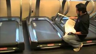 Star Trac: Treadmills Cleaning Between the Running Belt and Deck