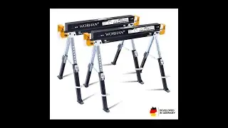 How to use Adjustable Trestles Sawhorse (S600A from Worhan)