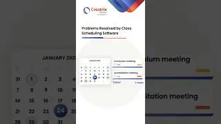 How Class Scheduling Software Solves Common Scheduling Problems | Creatrix Campus