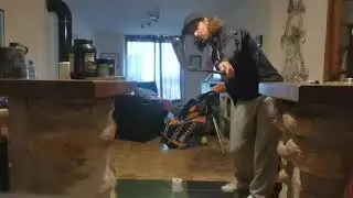 video 9Swing at home  : position impact / travers&eacute;e Jean christophe Bertin golf enseignement video 9