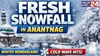 27 Jan 2026 | Fresh Snowfall in Anantnag | Winter Wonderland Scenes#viral #snowfallupdate #ytshorts