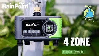 #RainPoint | 💦4 Zone Wifi Water Timer.Longer distance, no restricted by walls.#MyRainPointGarden