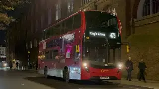 London Buses at Kings Cross 27/01/24
