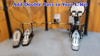 Add double bass pedals to your drum kit with the Simmons Power Up Double Bass Drum Upgrade