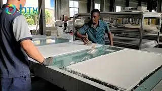 HTX Cameroonian client exploring how to make flexible stone, professional technical training