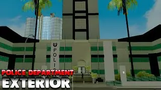 MAPPING EXTERIOR KANTOR POLISI DI GTA SAMP | MODERN | CINEMATIC - MAP EDITOR TEXTURE STUDIO