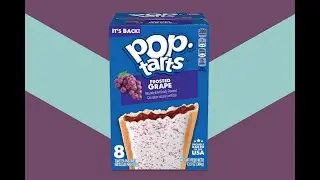 Frosted Grape Pop Tarts