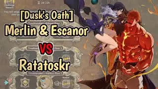 تجربة شخصية (Dusk's Oath Merlin & Escanor) ضد السنجاب (Ratatoskr) // SDSGC