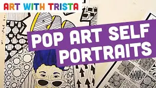 Pop Art Self-Portraits Drawing Tutorial - Art With Trista