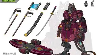 New TMNT Splinter action figure Mecha revealed Heat Boys check in out at Titan Toyz 