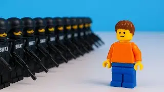 Can 1000 LEGO SWAT Beat 1 regular Minifigure? 😱