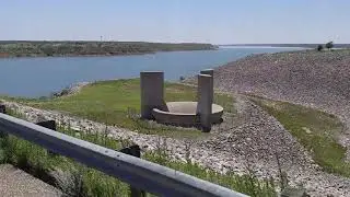 Lake Meredith Sanford Dam Crossing