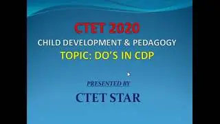 CTET 2020, CDP MAGIC, ELIMINATION METHOD USING DO'S AND DON'T in Bengali
