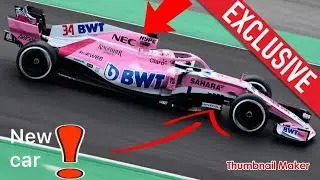 Formula 1 new Force India car 2018