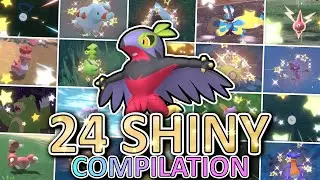 24 SHINY sur POKÉMON ÉCARLATE & VIOLET / LEGENDS ARCEUS ! - Compilation Été 2023