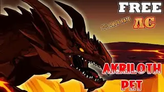 AQW 1% DROP RATE AKRILOTH PET AC-TAGGED /JOIN GRAVESTRIKE