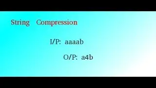 String Compression | HackerRank