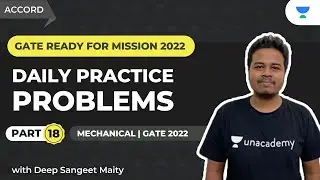 Engineering Mechanics - Daily Practice Problems - Day 18 | ME | GATE | Deep Sangeet Maity
