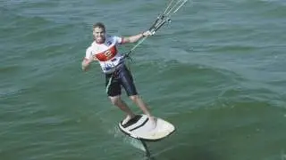 Linus Erdmann beim Pringles Kitesurf World Cup