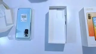 Redmi Note 10 Pro Max UNBOXING Glacial Blue & Ringke Fusion-X case back cover for note10pro/max