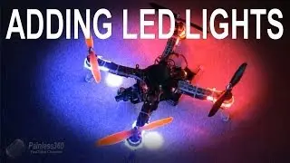 How to install LED light strips (5050 and 3528 class) easily to your quadcopter/helicopter