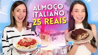 MONTEI UM ALMO&Ccedil;O ITALIANO COM 25 REAIS🔥