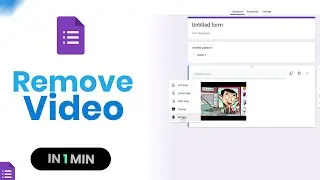 Как удалить видео из формы Google [просто]