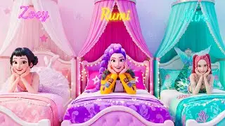 Room Makeover Challenge! Siblings Room Transformation Battle | K-Pop Demon Hunters Makeover