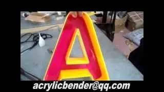 Acrylic bender - acrylic Bending Tool - manual Plexglass bender - 3D Channel letter maker