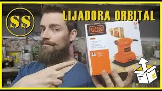 📦 DESEMPAQUETADO y prueba LIJADORA ORBITAL Black+Decker (200W) ⚙️⚙️