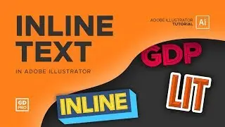 Adobe Illustrator &bull; Inline Text Tutorial