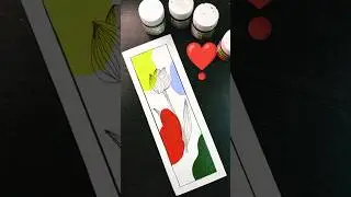 Boho bookmark idea 💡😍 #shorts #youtubeshorts #bookmark #boho #shortsfeed #paintingtutorial